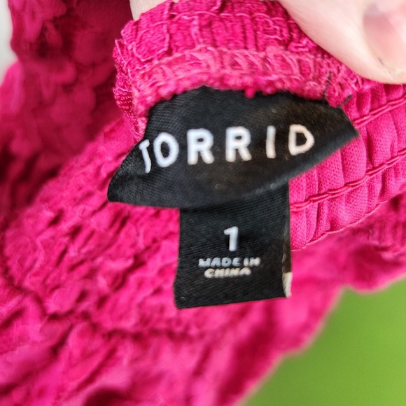 Torrid Red Lace Corset Top Size 1 Coquette Femme Valentine Glam Sexy - Picture 7 of 7